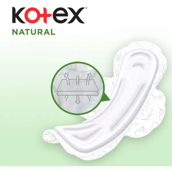 Kotex Natural Super vložky 7 ks