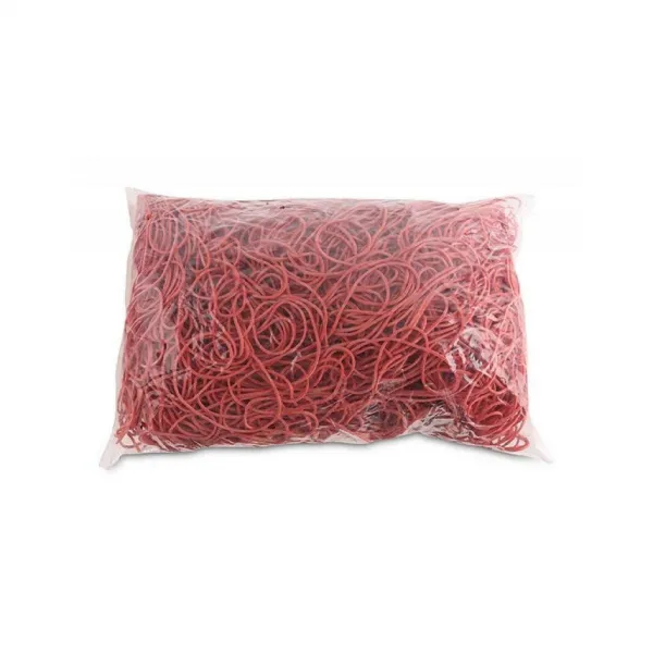 Gumičky Office Products 80mm 1kg červené