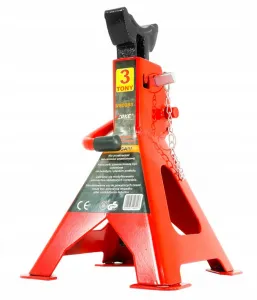 VERKE Podpery pod auto 3T s poistným klinom – 2 ks (290–425 mm)