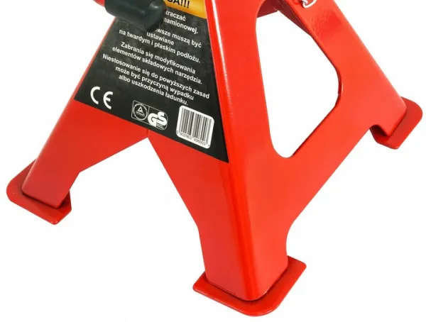 VERKE Podpery pod auto 3T s poistným klinom – 2 ks (290–425 mm)