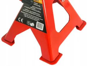 VERKE Podpery pod auto 3T s poistným klinom – 2 ks (290–425 mm)