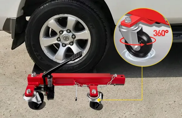 VERKE Manipulačný pojazdný vozík 680kg s hydraulickým zdvihom