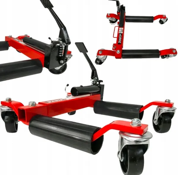 VERKE Manipulačný pojazdný vozík 680kg 12" s hydraulickým zdvihom