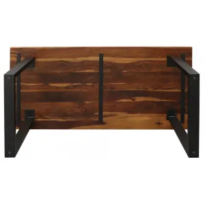 indickynabytok.sk - Jedálenský stôl s kovovými nohami 140x90 cm z indického masívu palisander