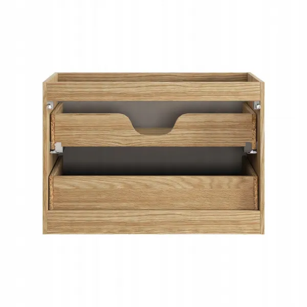 Comad Závesná skrinka pod umývadlo Luxor Beige II s doskou 120 cm béžový/dub olejovaný