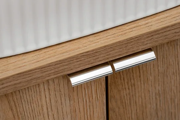 Comad Závesná skrinka pod umývadlo Nova Oak s doskou 100 cm čierna/dub evoke