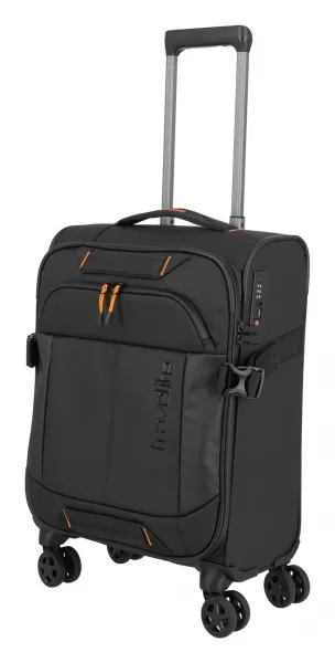 Malý textilný kufor Travelite Briize S Black