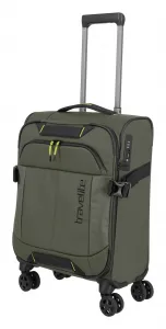 Malý textilný kufor Travelite Briize S Khaki