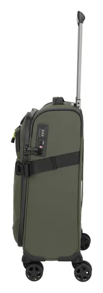 Malý textilný kufor Travelite Briize S Khaki