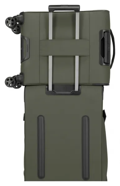 Malý textilný kufor Travelite Briize S Khaki