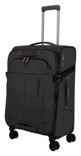 Stredný textilný kufor na kolieskach Travelite Briize M Black