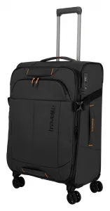 Stredný textilný kufor na kolieskach Travelite Briize M Black