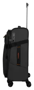 Stredný textilný kufor na kolieskach Travelite Briize M Black