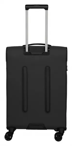 Stredný textilný kufor na kolieskach Travelite Briize M Black