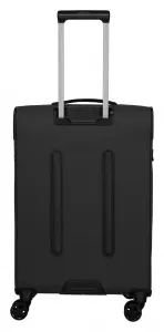 Stredný textilný kufor na kolieskach Travelite Briize M Black