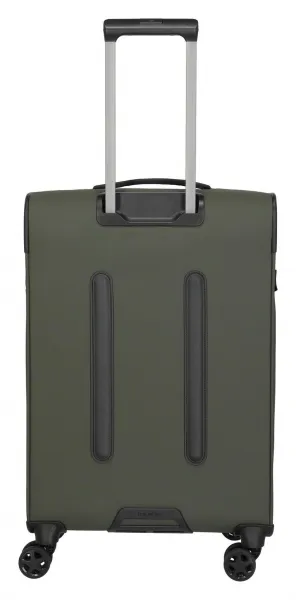 Stredný textilný kufor na kolieskach Travelite Briize M Khaki