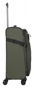 Stredný textilný kufor na kolieskach Travelite Briize M Khaki