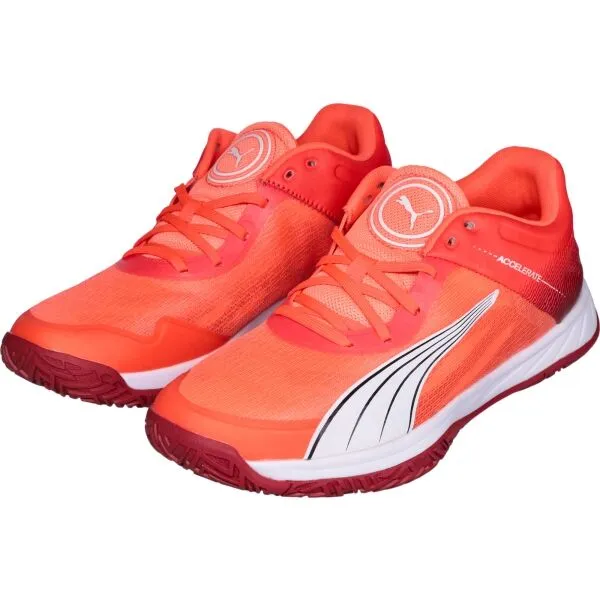 Puma ACCELERATE TURBO Pánska volejbalová obuv, červená, veľkosť 41