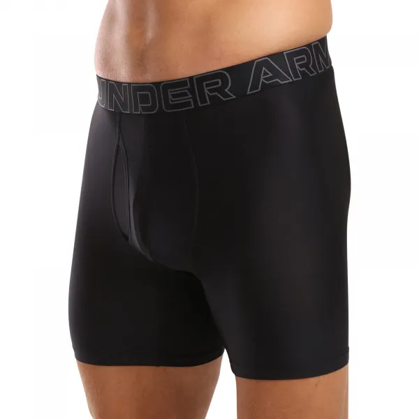 Pánske boxerky UNDER ARMOUR 6 PACK-Perf Tech Mesh 6 inch-Black
