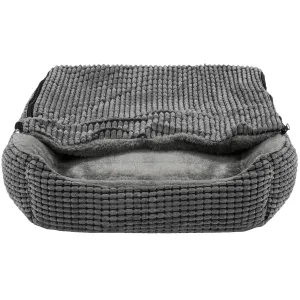 PuppyJoy Peliešok pre psov a mačky MANCHE veľ. M 65x53 cm sivý