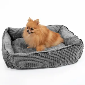 PuppyJoy Peliešok pre psov a mačky MANCHE veľ. M 65x53 cm sivý