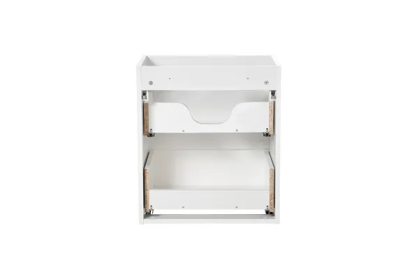 Comad Kúpeľňová zostava Nova White s doskou a umývadlami 140 cm biela/dub evoke