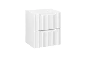Comad Kúpeľňová zostava Nova White s doskou a umývadlami 140 cm biela/dub evoke