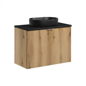Comad Súprava keramického umývadla s výpustom BEYOND V 48 cm čierna