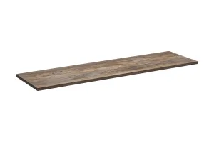 Comad Závesná skrinka pod umývadlo Iconic s doskou 120 cm biela/dub santa fe vintage