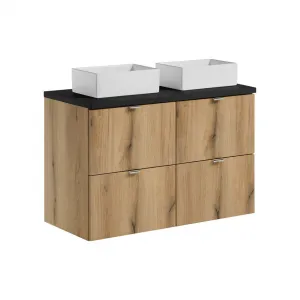 Comad Závesná skrinka pod umývadlo Nova Oak s doskou 50 cm dub coast evoke