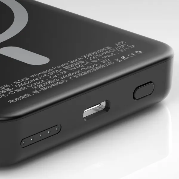 Dudao bezdrôtová powerbanka s MagSafe, 5000mAh, čierna (K14S)