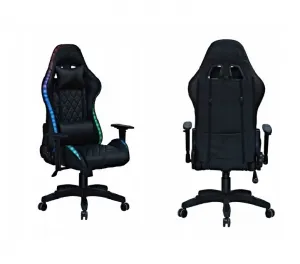 ŠtýlovéergonomickéhernékreslosLEDosvetlením65073