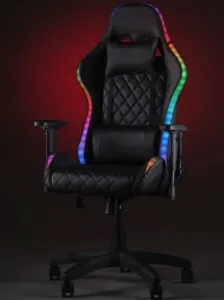 ŠtýlovéergonomickéhernékreslosLEDosvetlením65073