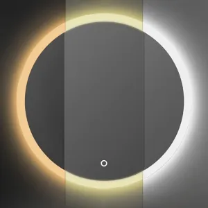 Tutumi Kulaté dotykové zrcadlo s LED osvětlením Simple 90 cm