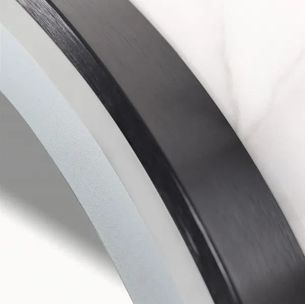 Tutumi Kulaté dotykové zrcadlo s LED osvětlením MMJ Black 80 cm černé