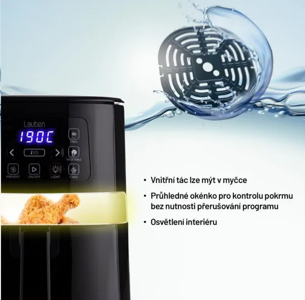 Teplovzdušná fritéza Lauben Hot Air Fryer 4000BC