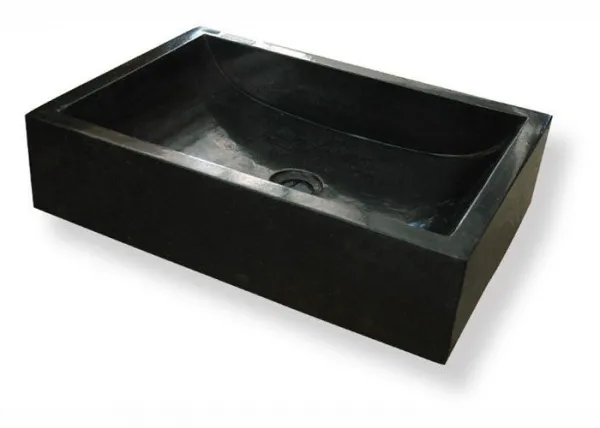 Indera Vester Black 57052 Umývadlo z prírodného kameňa
