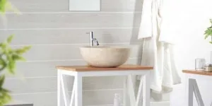 Indera Gemma 501 Ø45 cm Cream Kamenné umývadlo leštený mramor