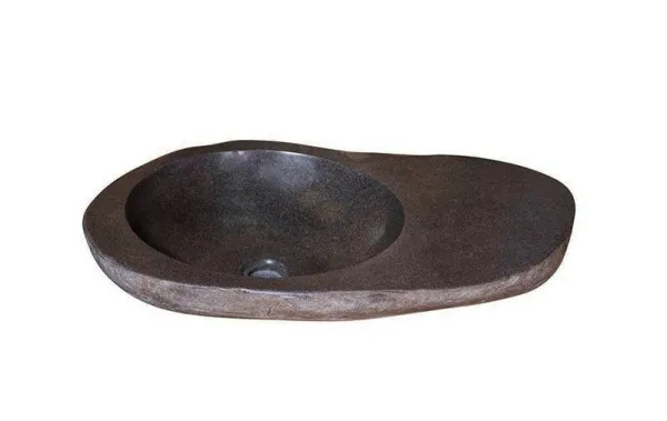 Indera The lavabo Slice Avocado 57039 Umývadlo z prírodného riečneho kameňa