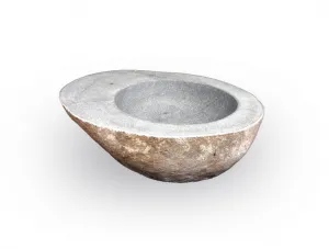 Indera The lavabo Slice Avocado 57039 Umývadlo z prírodného riečneho kameňa