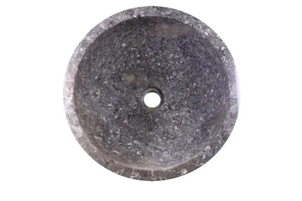Indera Gemma 501 Ø45 cm Grey Kamenné umývadlo leštený mramor