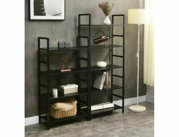 Signal Regál LOFT 4 | čierna