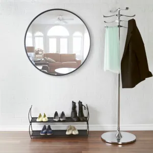 Umbra Okrúhle nástenné zrkadlo HUB 91 cm čierne