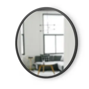 Umbra Okrúhle nástenné zrkadlo HUB 61 cm čierne