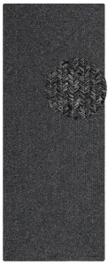 Koberec Braided Trenzado tmavosivý