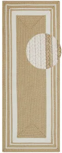 Koberec Braided Trenzado krémový / béžový