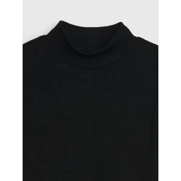 GAP LS MOCKNECK Dievčenské tričko, čierna, veľkosť