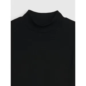 GAP LS MOCKNECK Dievčenské tričko, čierna, veľkosť