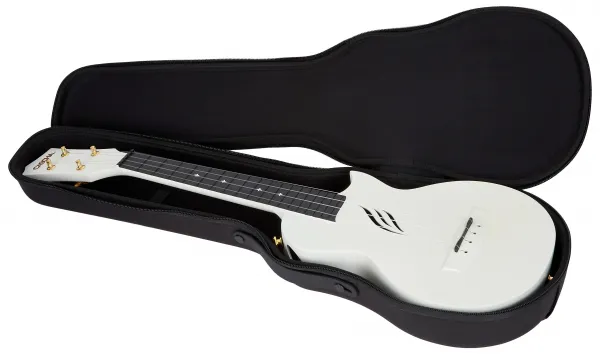 Cascha Carbon Fibre Set White Koncertné ukulele