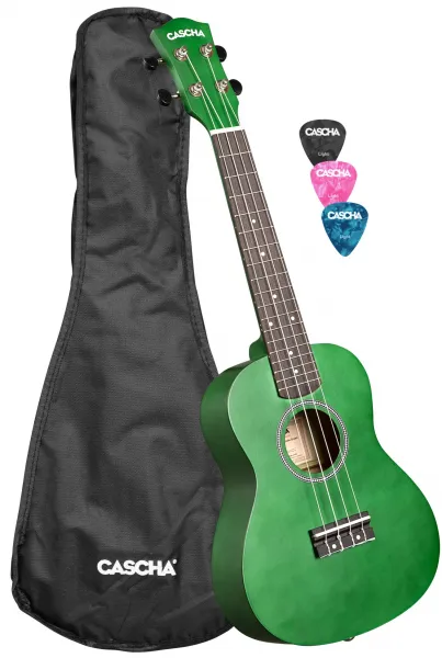 Cascha CUC104 Linden Green Koncertné ukulele